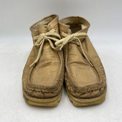 【現状渡し品】【メンズ】 A BATHING APE アベイシングエイプ 01841 MANHUNT CHUKKA BOOTS マンハント チャッカ ブーツ シューズ 靴 164-260421-cs-04-izu サイズ：8 カラー：ベージュ 万代Net店