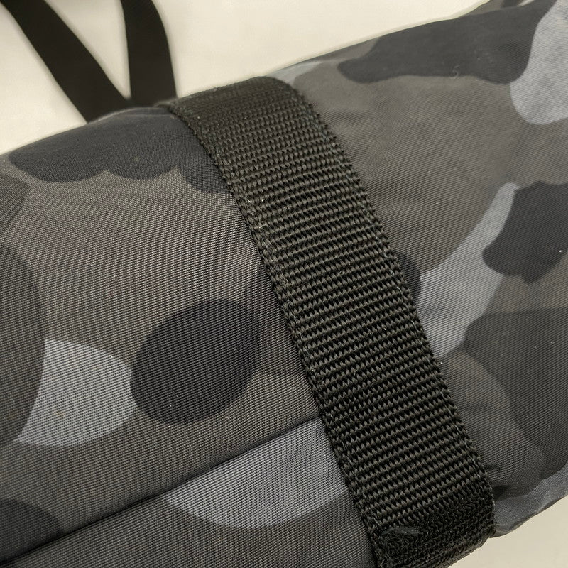 【中古品】【メンズ/レディース】 APE BY A BATHING APE エイプ バイ アベイシングエイプ MINI BOSTON BAG ミニ ボストン バッグ カバン 鞄 188-260421-cs-06-izu カラー：ブラック系 万代Net店