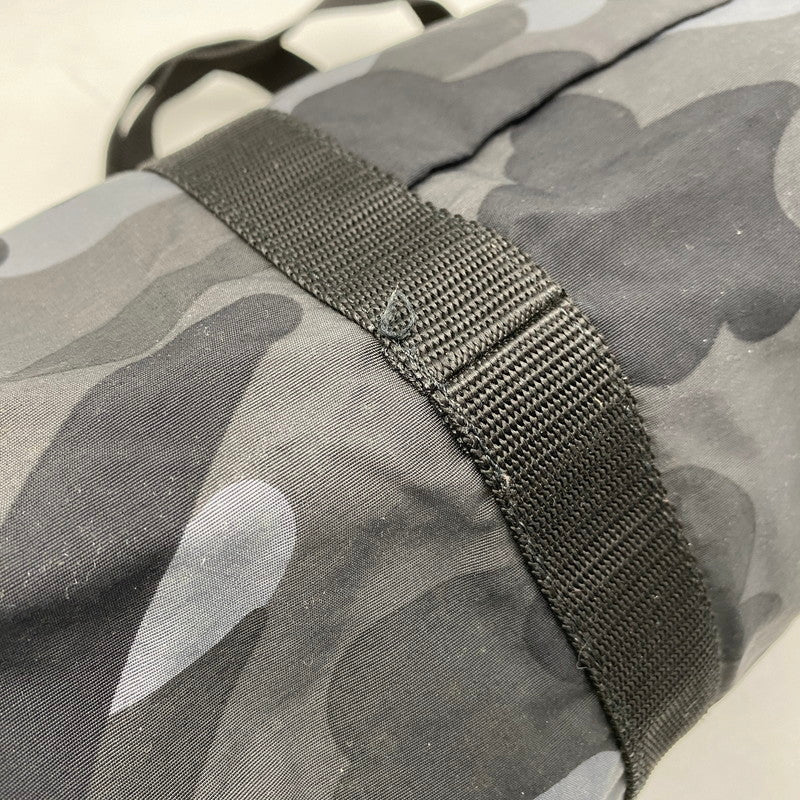 【中古品】【メンズ/レディース】 APE BY A BATHING APE エイプ バイ アベイシングエイプ MINI BOSTON BAG ミニ ボストン バッグ カバン 鞄 188-260421-cs-06-izu カラー：ブラック系 万代Net店