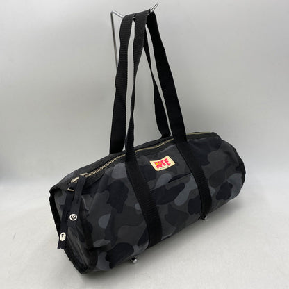 【中古品】【メンズ/レディース】 APE BY A BATHING APE エイプ バイ アベイシングエイプ MINI BOSTON BAG ミニ ボストン バッグ カバン 鞄 188-260421-cs-06-izu カラー：ブラック系 万代Net店
