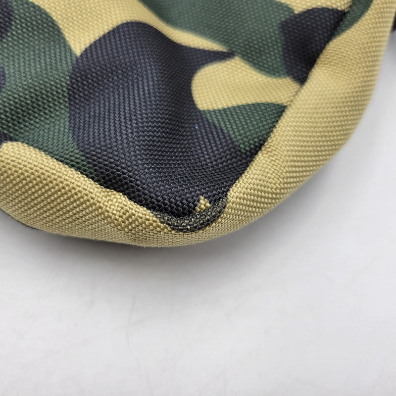 【中古品】【メンズ/レディース】 A BATHING APE アベイシングエイプ 001GDB701041X 1ST CAMO CORDURA MINI SHOULDER BAG カモ コーデュラ ミニ ショルダー バッグ カバン 鞄 188-260424-cs-15-izu カラー：マルチ 万代Net店