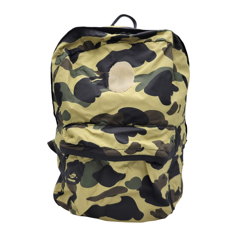 【中古品】【メンズ/レディース】 A BATHING APE アベイシングエイプ 1910-482-042 1ST CAMO COMPACT BACKPACK カモ コンパクト バックパック カバン 鞄 188-260424-cs-14-izu カラー：マルチ 万代Net店