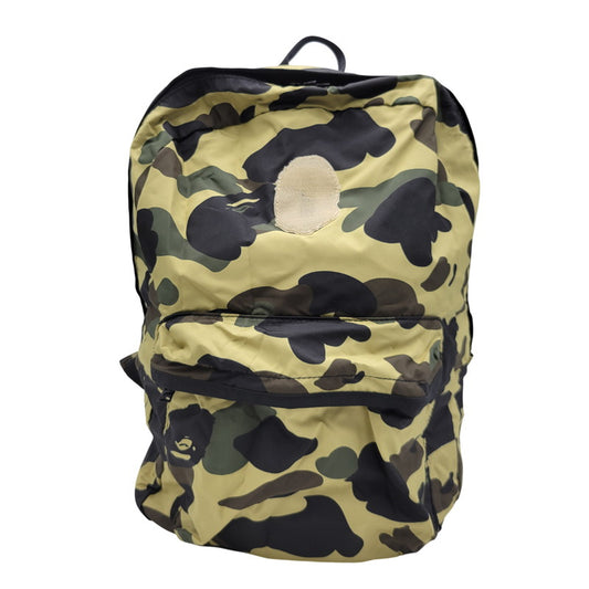 【中古品】【メンズ/レディース】 A BATHING APE アベイシングエイプ 1910-482-042 1ST CAMO COMPACT BACKPACK カモ コンパクト バックパック カバン 鞄 188-260424-cs-14-izu カラー：マルチ 万代Net店