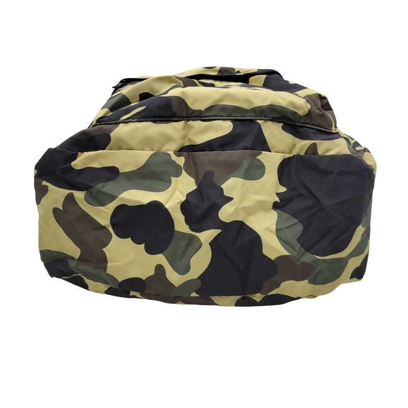 【中古品】【メンズ/レディース】 A BATHING APE アベイシングエイプ 1910-482-042 1ST CAMO COMPACT BACKPACK カモ コンパクト バックパック カバン 鞄 188-260424-cs-14-izu カラー：マルチ 万代Net店
