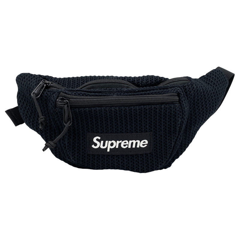 【中古美品】【メンズ/レディース】 Supreme シュプリーム STRING WAIST BAG ストリングウエストバッグ カバン 鞄 188-260420-as-01-izu カラー：ブラック 万代Net店