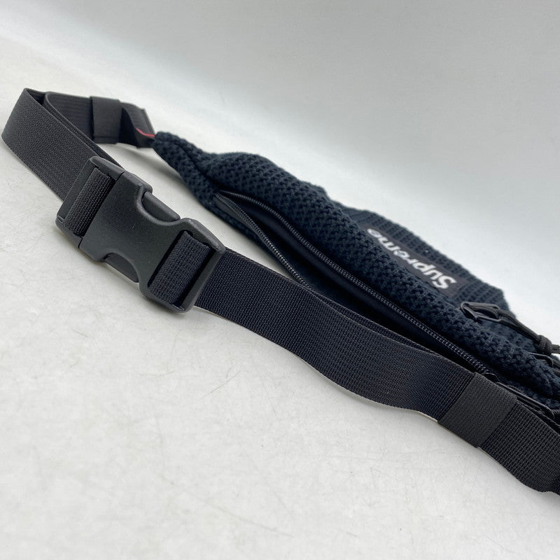 【中古美品】【メンズ/レディース】 Supreme シュプリーム STRING WAIST BAG ストリングウエストバッグ カバン 鞄 188-260420-as-01-izu カラー：ブラック 万代Net店