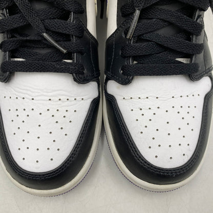 【中古品】【メンズ】 NIKE ナイキ 554724-095 AIR JORDAN 1 MID エア ジョーダン ワン ミッド スニーカー シューズ 靴 160-260421-cs-02-izu サイズ：27.0cm カラー：BLACK/DARK IRIS-WHITE 万代Net店