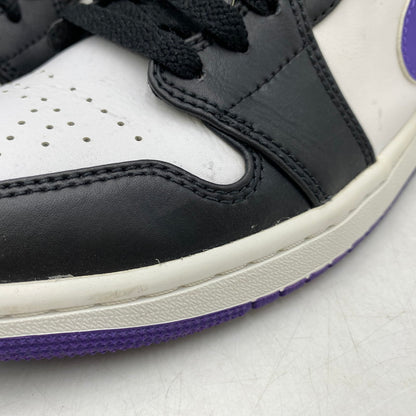 【中古品】【メンズ】 NIKE ナイキ 554724-095 AIR JORDAN 1 MID エア ジョーダン ワン ミッド スニーカー シューズ 靴 160-260421-cs-02-izu サイズ：27.0cm カラー：BLACK/DARK IRIS-WHITE 万代Net店