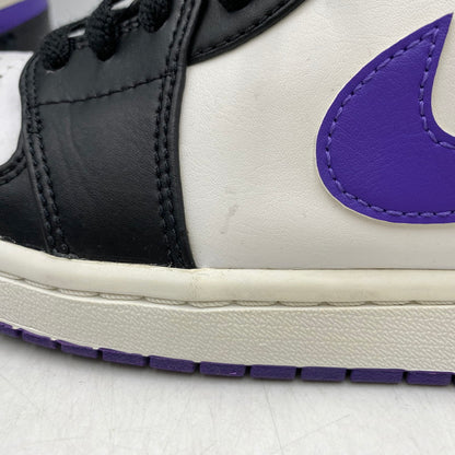 【中古品】【メンズ】 NIKE ナイキ 554724-095 AIR JORDAN 1 MID エア ジョーダン ワン ミッド スニーカー シューズ 靴 160-260421-cs-02-izu サイズ：27.0cm カラー：BLACK/DARK IRIS-WHITE 万代Net店