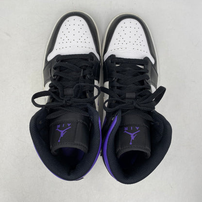 【中古品】【メンズ】 NIKE ナイキ 554724-095 AIR JORDAN 1 MID エア ジョーダン ワン ミッド スニーカー シューズ 靴 160-260421-cs-02-izu サイズ：27.0cm カラー：BLACK/DARK IRIS-WHITE 万代Net店