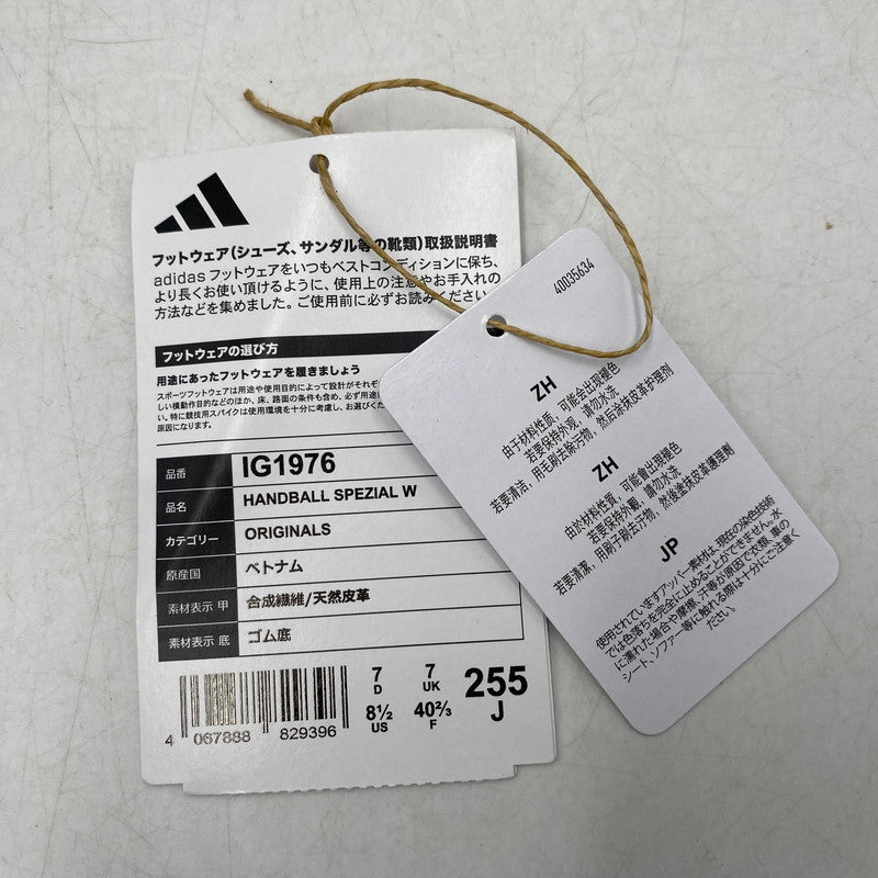 【中古品】【メンズ/レディース】 adidas アディダス IG1976 WOMEN'S HANDBALL SPEZIAL ウィメンズ ハンドボール スペツィアル スニーカー シューズ 靴 161-260421-cs-03-izu サイズ：25.5cm カラー：MINERAL GREEN/OFF WHITE/GUM 万代Net店