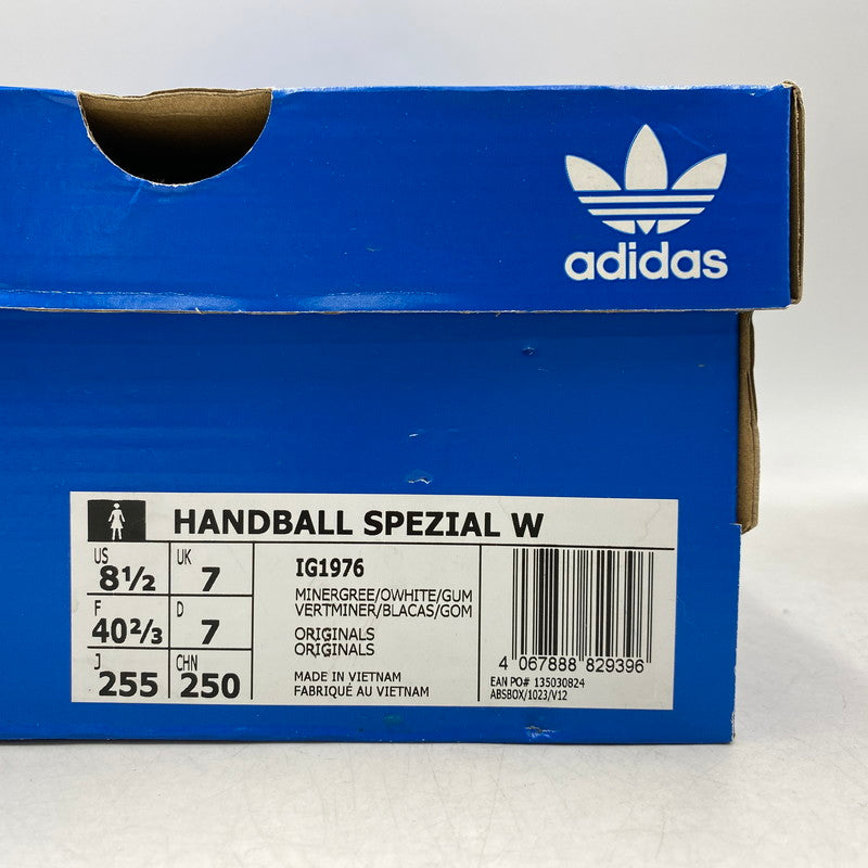 【中古品】【メンズ/レディース】 adidas アディダス IG1976 WOMEN'S HANDBALL SPEZIAL ウィメンズ ハンドボール スペツィアル スニーカー シューズ 靴 161-260421-cs-03-izu サイズ：25.5cm カラー：MINERAL GREEN/OFF WHITE/GUM 万代Net店