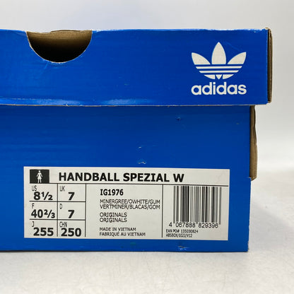 【中古品】【メンズ/レディース】 adidas アディダス IG1976 WOMEN'S HANDBALL SPEZIAL ウィメンズ ハンドボール スペツィアル スニーカー シューズ 靴 161-260421-cs-03-izu サイズ：25.5cm カラー：MINERAL GREEN/OFF WHITE/GUM 万代Net店