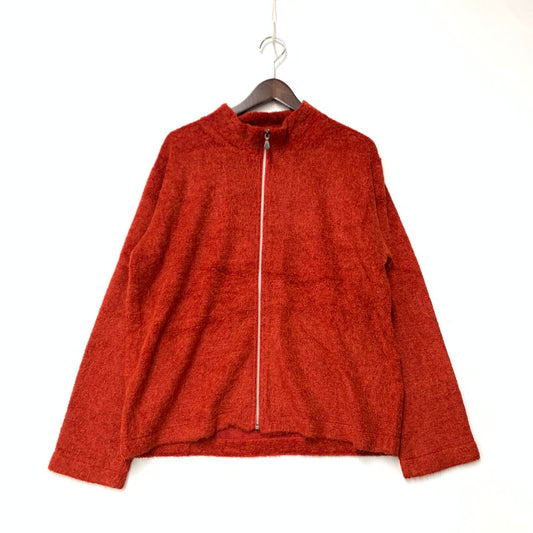 【中古品】【メンズ】 PAUL SMITH ポール・スミス 407531 シャギーニットジップアップジャケット トップス 長袖 141-260423-ya-01-izu サイズ：M カラー：レッド 万代Net店