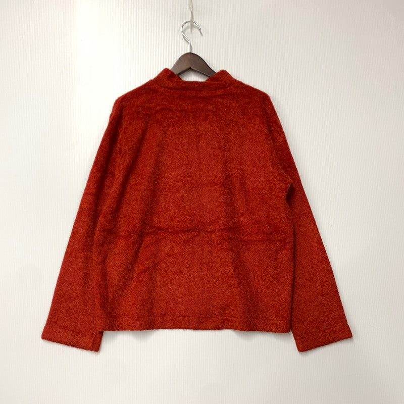 【中古品】【メンズ】 PAUL SMITH ポール・スミス 407531 シャギーニットジップアップジャケット トップス 長袖 141-260423-ya-01-izu サイズ：M カラー：レッド 万代Net店