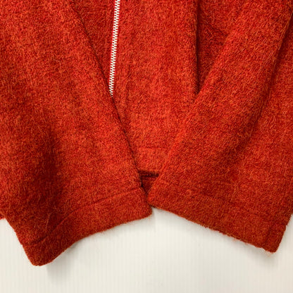 【中古品】【メンズ】 PAUL SMITH ポール・スミス 407531 シャギーニットジップアップジャケット トップス 長袖 141-260423-ya-01-izu サイズ：M カラー：レッド 万代Net店