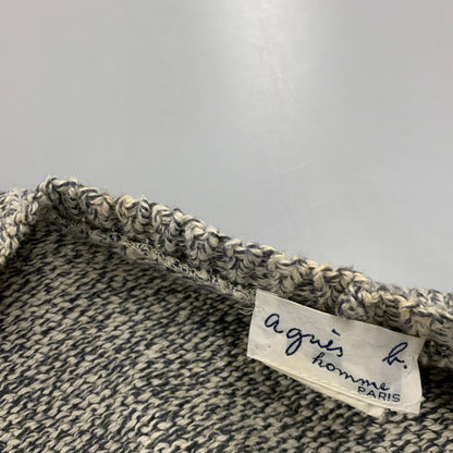【中古品】【メンズ】 OLD AGNES B. オールド アニエスベー フランス製 COTTON CARDIGAN コットン カーディガン トップス 長袖 141-260423-ya-03-izu サイズ：2 カラー：グレー系 万代Net店