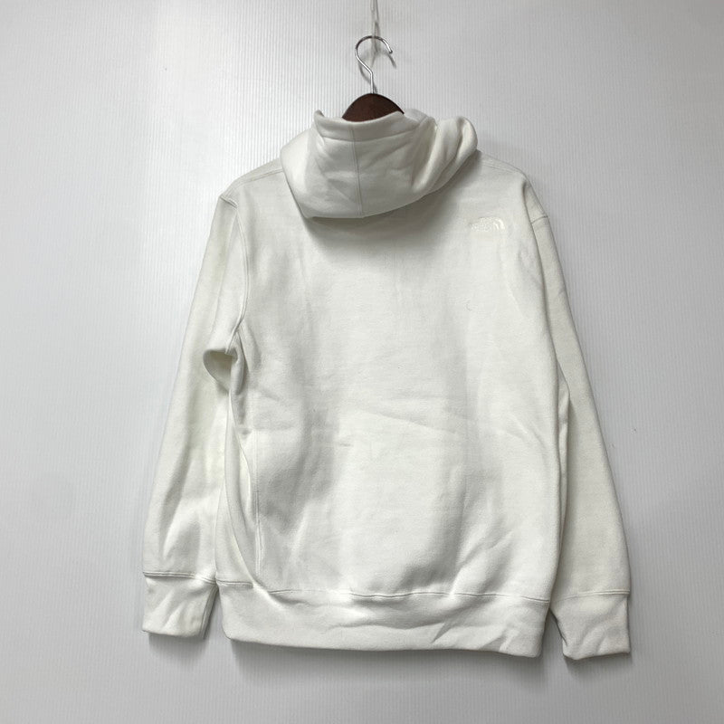 【中古品】【メンズ】 THE NORTH FACE ザ・ノースフェイス NT11500R HEATHER LOGO HOODIE ヘザー ロゴ フーディー トップス 長袖 144-260423-ya-02-izu サイズ：M カラー：WHITE 万代Net店