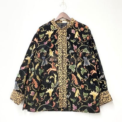【中古品】【メンズ】 WHITE STAG ホワイトスタッグ 80S~90S ゴブランジャケット アウター 146-260421-ya-07-izu サイズ：XL カラー：ブラック系 万代Net店