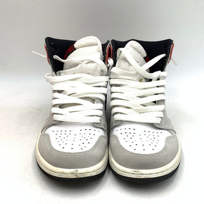【中古品】【メンズ/レディース】 NIKE ナイキ 555088-126 AIR JORDAN エア ジョーダン 1 HIGH ハイ OG オージー スニーカー シューズ 靴 160-260421-ya-02-izu サイズ：26cm カラー：WHITE/BLACK/LIGHT SMOKE GREY 万代Net店