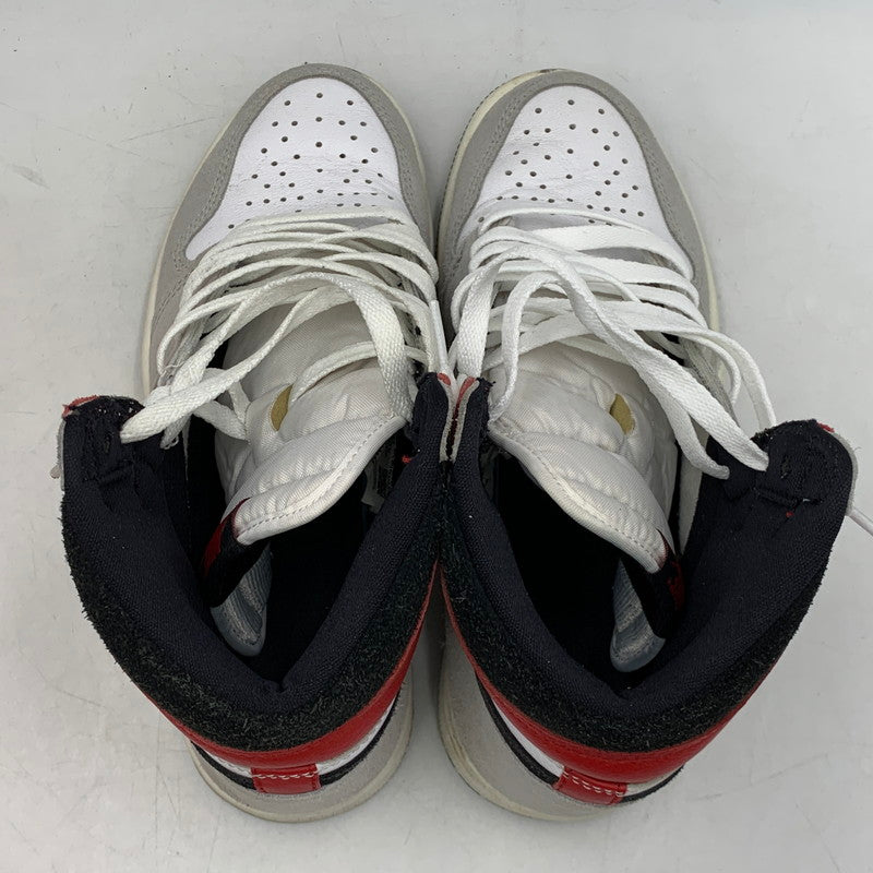 【中古品】【メンズ/レディース】 NIKE ナイキ 555088-126 AIR JORDAN エア ジョーダン 1 HIGH ハイ OG オージー スニーカー シューズ 靴 160-260421-ya-02-izu サイズ：26cm カラー：WHITE/BLACK/LIGHT SMOKE GREY 万代Net店