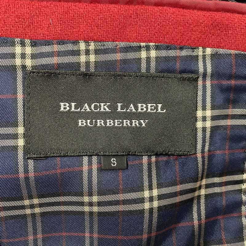 【中古品】【レディース】 BURBERRY BLACK LABEL バーバリーブラックレーベル D1E12-808-16 WOOL ウール 2B TAILORED JACKET テーラード ジャケット アウター 168-260423-ya-08-izu サイズ：S カラー：RED 万代Net店