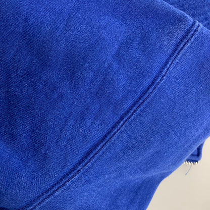 【中古品】【メンズ】 Supreme シュプリーム 15AW BIG SUP LOGO HALF ZIP SWEAT ビッグ サップ ロゴ ハーフ ジップ スウェット トップス 長袖 149-260421-ya-09-izu サイズ：M カラー：BLUE 万代Net店