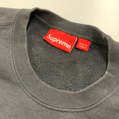 【中古品】【メンズ】 Supreme シュプリーム 20FW FUTURA LOGO CREWNECK フューチュラ ロゴ クルーネック トップス 長袖 149-260421-ya-11-izu サイズ：L カラー：BLACK 万代Net店