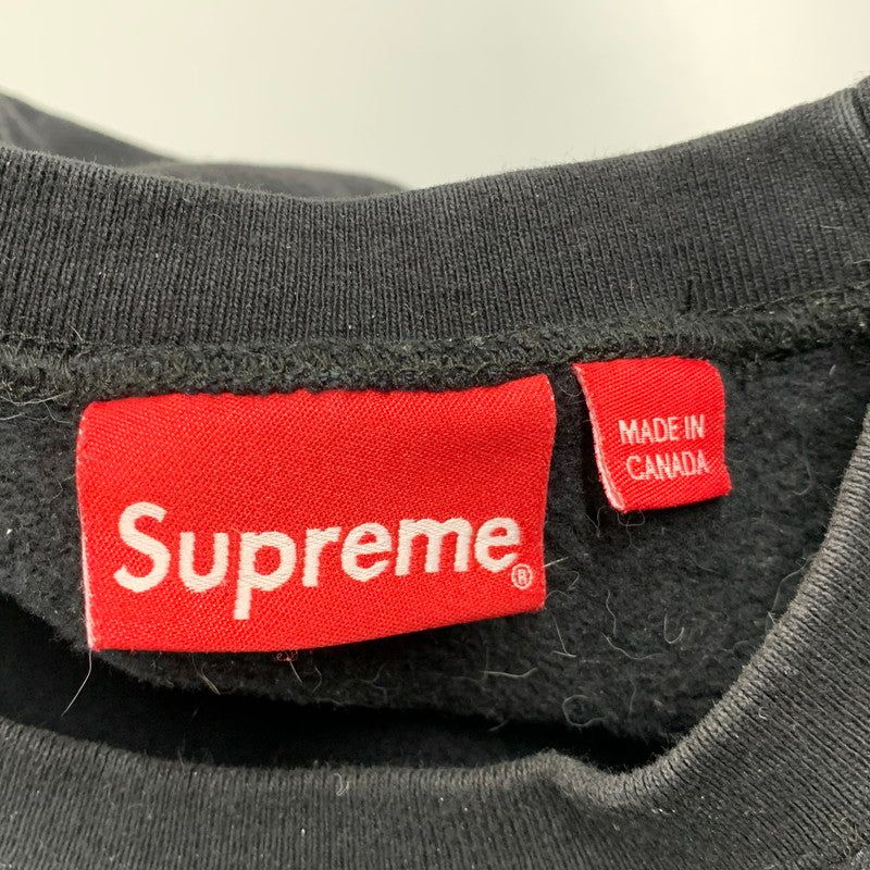 【中古品】【メンズ】 Supreme シュプリーム 20FW FUTURA LOGO CREWNECK フューチュラ ロゴ クルーネック トップス 長袖 149-260421-ya-11-izu サイズ：L カラー：BLACK 万代Net店
