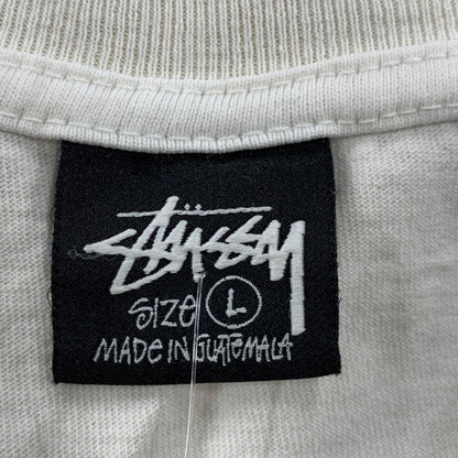 【中古品】【メンズ】 STUSSY ステューシー STRIKE PIGMENT DYED TEE 1904951 ストライク ピグメントダイ Tシャツ 半袖 トップス 142-260422-as-11-izu サイズ：L カラー：ナチュラル 万代Net店