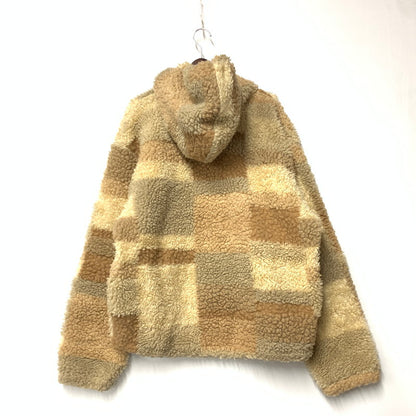 【中古品】【メンズ】 STUSSY ステューシー 118519 BRONSON SHERPA HOODIE ブロンソン シェルパ フーディ トップス 長袖 142-260421-ya-03-izu サイズ：L カラー：BEIGE 万代Net店