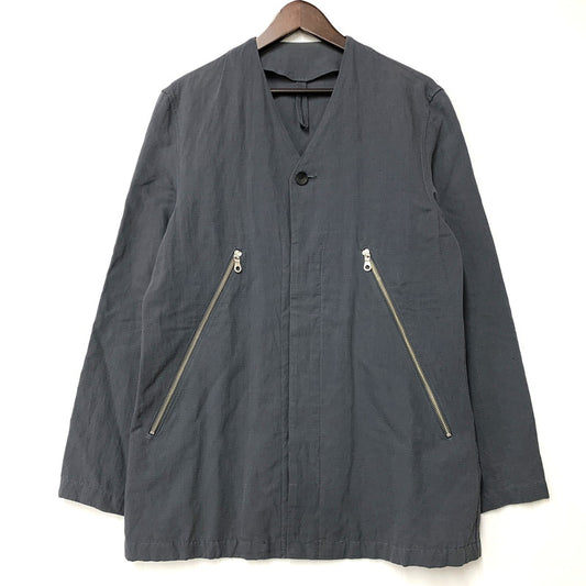 【中古品】【メンズ】 Edwina Horl エドウィナホール EDWINA HOERL JACET EH36J-03-02 ノーカラージャケット 140-260422-as-09-izu サイズ：S カラー：グレー 万代Net店