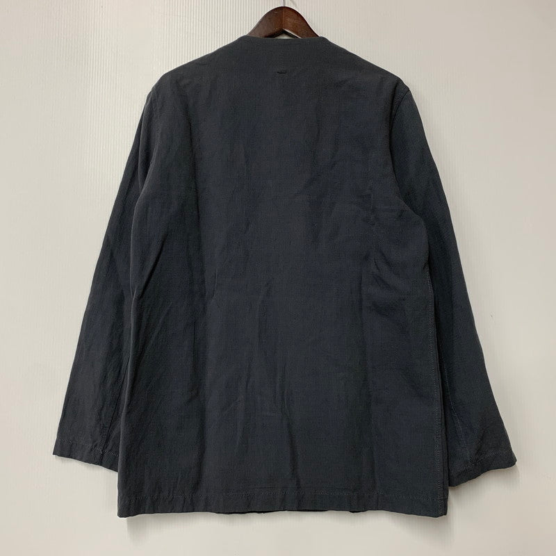 【中古品】【メンズ】 Edwina Horl エドウィナホール EDWINA HOERL JACET EH36J-03-02 ノーカラージャケット 140-260422-as-09-izu サイズ：S カラー：グレー 万代Net店
