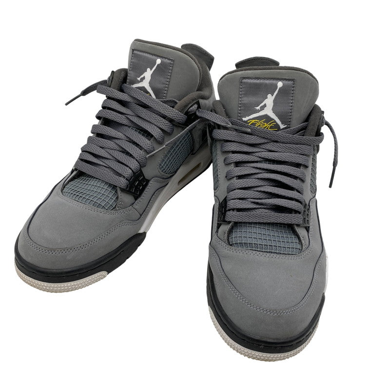 【中古品】【メンズ】 NIKE ナイキ AIR JORDAN 4 RETRO 308497-007 エア ジョーダン 4 レトロ スニーカー シューズ 靴 160-260422-as-21-izu サイズ：28.5cm カラー：COOL GREY/CHROME-DARK CHARCOAL 万代Net店