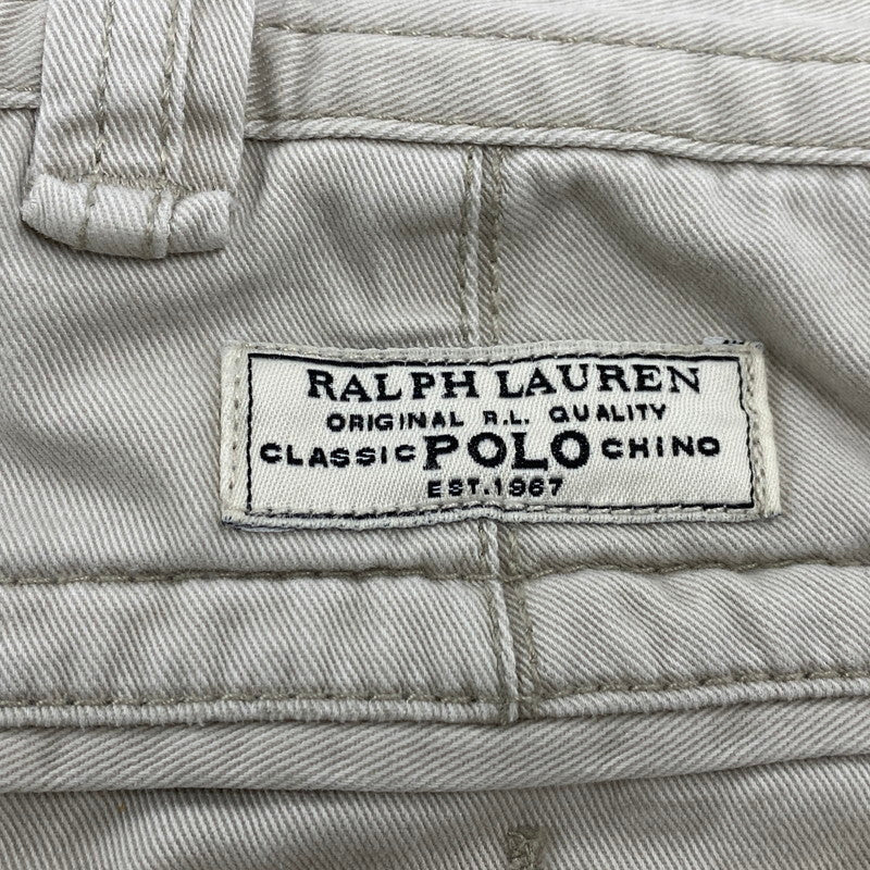 【中古品】【メンズ】 POLO BY RALPH LAUREN ポロバイラルフローレン CARGO SHORTS カーゴ ショーツ ショートパンツ ボトムス 157-260425-kh-08-izu サイズ：36 カラー：ベージュ 万代Net店