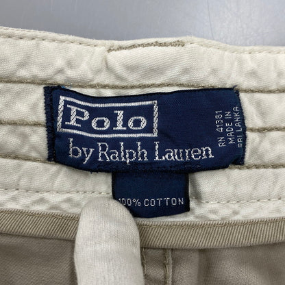 【中古品】【メンズ】 POLO BY RALPH LAUREN ポロバイラルフローレン CARGO SHORTS カーゴ ショーツ ショートパンツ ボトムス 157-260425-kh-08-izu サイズ：36 カラー：ベージュ 万代Net店