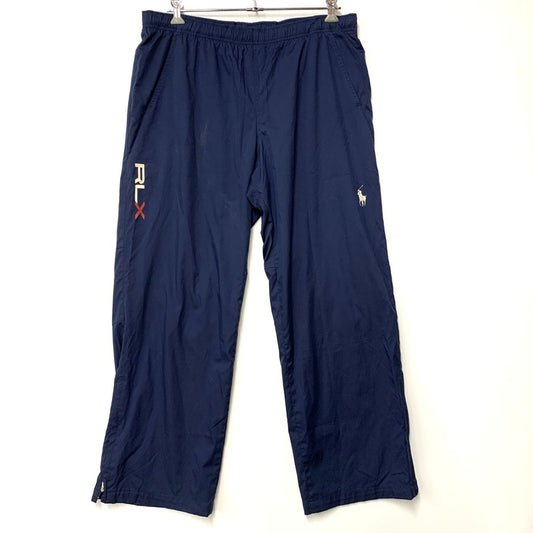 【中古品】【メンズ】 RLX RALPH LAUREN アールエルエックス ラルフローレン NYLON PANTS ナイロンパンツ ボトムス 157-260422-as-02-izu サイズ：XXL カラー：ネイビー 万代Net店