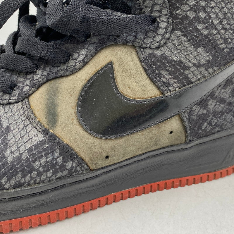 【現状渡し品】【メンズ】 NIKE ナイキ AIR FORCE 1 HIGH SUPREME LE 375379-001 エアフォース 1 ハイ サプリーム LE スニーカー シューズ 靴 160-260422-as-20-izu サイズ：29cm カラー：BLACK/BLACK-VARSITY RED 万代Net店