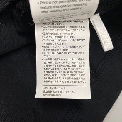 【中古品】【メンズ】 WTAPS ダブルタップス 252ATDT-LTM01S 252MV LS COTTON ロングスリーブ コットン Tシャツ トップス 142-260424-kh-04-izu サイズ：02 カラー：ブラック 万代Net店