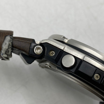【現状渡し品】【メンズ/レディース】 G-SHOCK ジーショック G-STEEL TOUGH SOLAR WATCH GST-W130L タフソーラー 腕時計 196-260422-as-14-izu カラー：シルバー×ブラック×ブラウン 万代Net店
