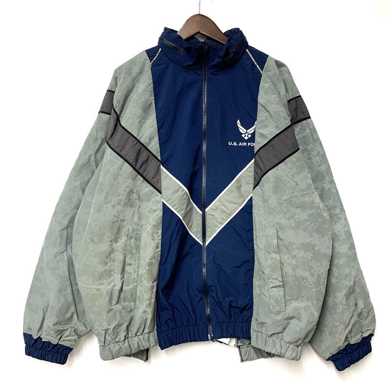 【中古品】【メンズ】 WEYEP ウィエップ U.S.AIR FORCE REMAKE JACKET W-10-01-B U.S.エアフォース リメイクジャケット 10周年記念 アウター 146-260422-as-08-izu サイズ：L カラー：グレー×ネイビー 万代Net店