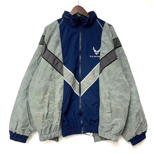 【中古品】【メンズ】 WEYEP ウィエップ U.S.AIR FORCE REMAKE JACKET W-10-01-B U.S.エアフォース リメイクジャケット 10周年記念 アウター 146-260422-as-08-izu サイズ：L カラー：グレー×ネイビー 万代Net店
