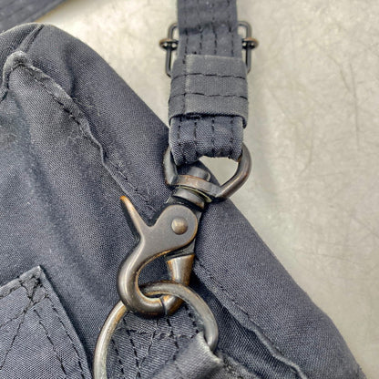 【中古品】【メンズ/レディース】 HEAD PORTER ヘッドポーター MINI SHOULDER BAG ミニ ショルダーバッグ カバン 鞄 188-260422-as-13-izu カラー：ブラック 万代Net店