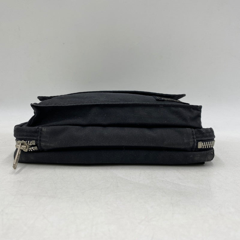 【中古品】【メンズ/レディース】 HEAD PORTER ヘッドポーター MINI SHOULDER BAG ミニ ショルダーバッグ カバン 鞄 188-260422-as-13-izu カラー：ブラック 万代Net店