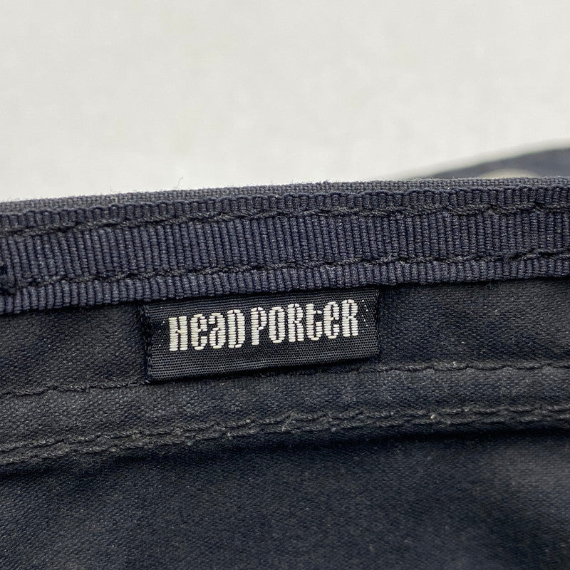 【中古品】【メンズ/レディース】 HEAD PORTER ヘッドポーター MINI SHOULDER BAG ミニ ショルダーバッグ カバン 鞄 188-260422-as-13-izu カラー：ブラック 万代Net店