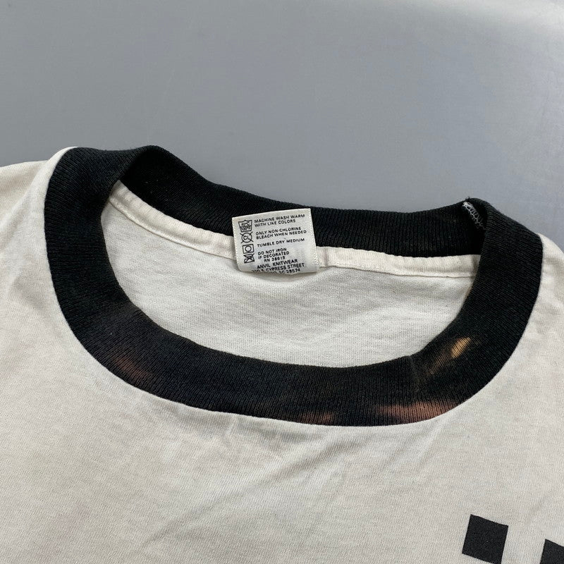 【現状渡し品】【メンズ】 ANVIL アンビル USA製 BOB MARLEY EASY SKANKING RINGER TEE ボブ・マーリー リンガー Tシャツ トップス 半袖 146-260424-kh-03-izu サイズ：XL カラー：ホワイト 万代Net店