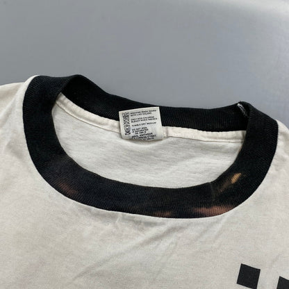 【現状渡し品】【メンズ】 ANVIL アンビル USA製 BOB MARLEY EASY SKANKING RINGER TEE ボブ・マーリー リンガー Tシャツ トップス 半袖 146-260424-kh-03-izu サイズ：XL カラー：ホワイト 万代Net店