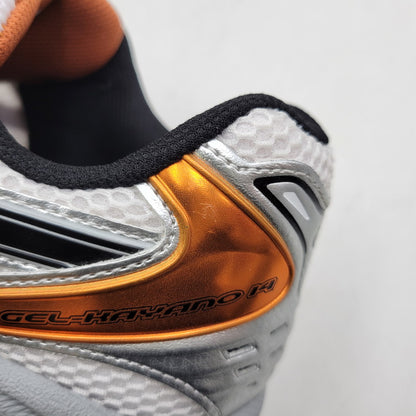 【中古品】【メンズ】 asics アシックス GEL-KAYANO 14 1201A019-109 ゲルカヤノ 14 スニーカー シューズ 靴 162-260424-ay-09-izu サイズ：27cm カラー：WHITE/PIQUANT ORANGE 万代Net店