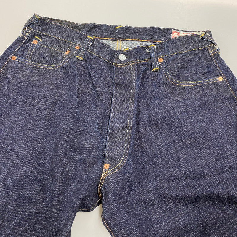 【中古品】【メンズ】 EVISU エヴィス LOT.2001 NO.2 渋谷限定 忠犬ハチ公 PRINT BUTTONFLY DENIM PANTS プリント ボタンフライ デニム パンツ ボトムス 156-260424-kh-01-izu サイズ：38×35 カラー：インディゴ 万代Net店
