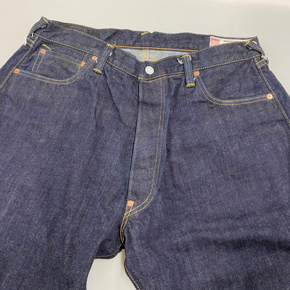 【中古品】【メンズ】 EVISU エヴィス LOT.2001 NO.2 渋谷限定 忠犬ハチ公 PRINT BUTTONFLY DENIM PANTS プリント ボタンフライ デニム パンツ ボトムス 156-260424-kh-01-izu サイズ：38×35 カラー：インディゴ 万代Net店
